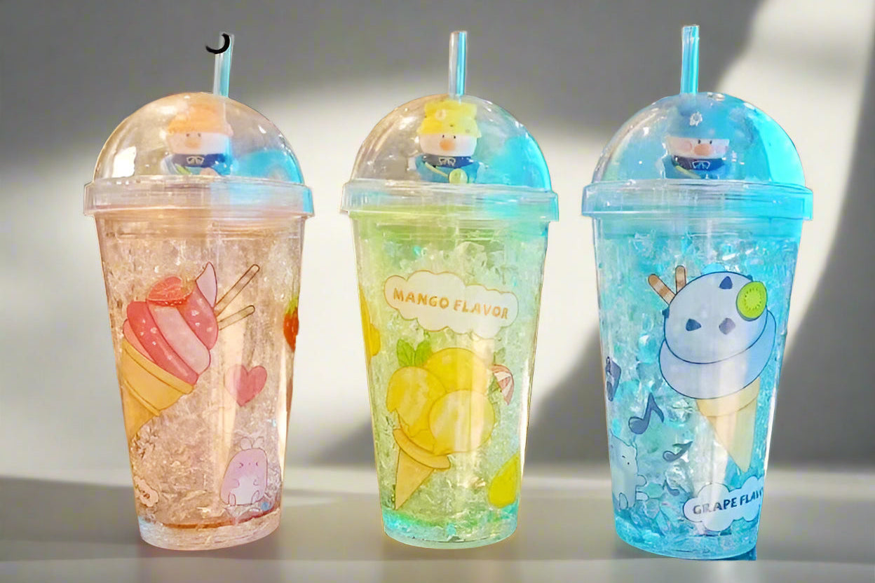 Colorful Ice Gel Sipper Tumbler
