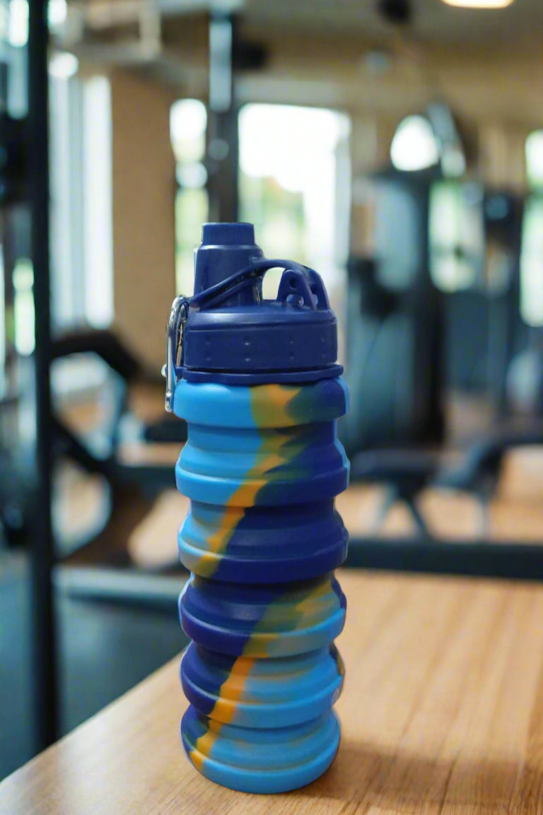 Foldable Silicone Water Bottle – Colorful & Space-Saving
