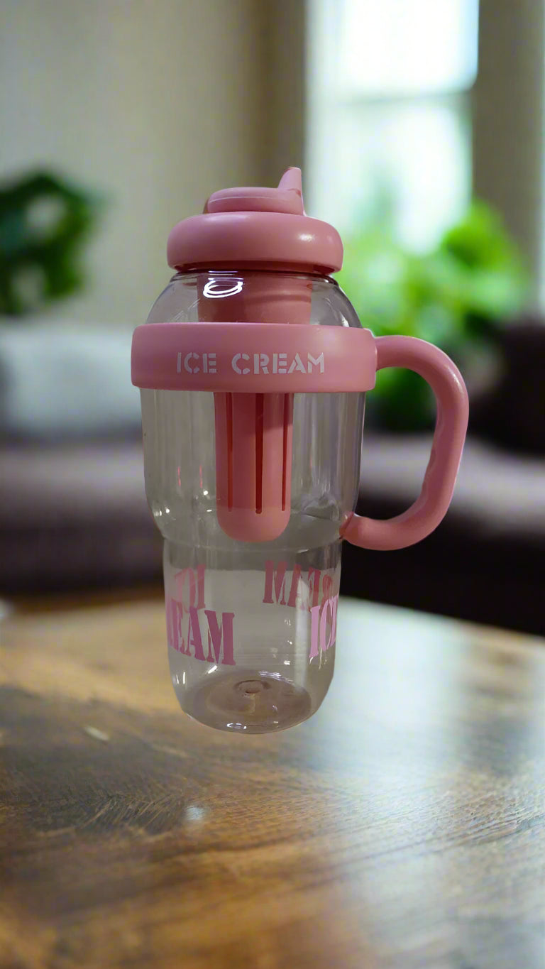 Ice Cream-Themed Fruit Infuser Water Bottle – 650ml