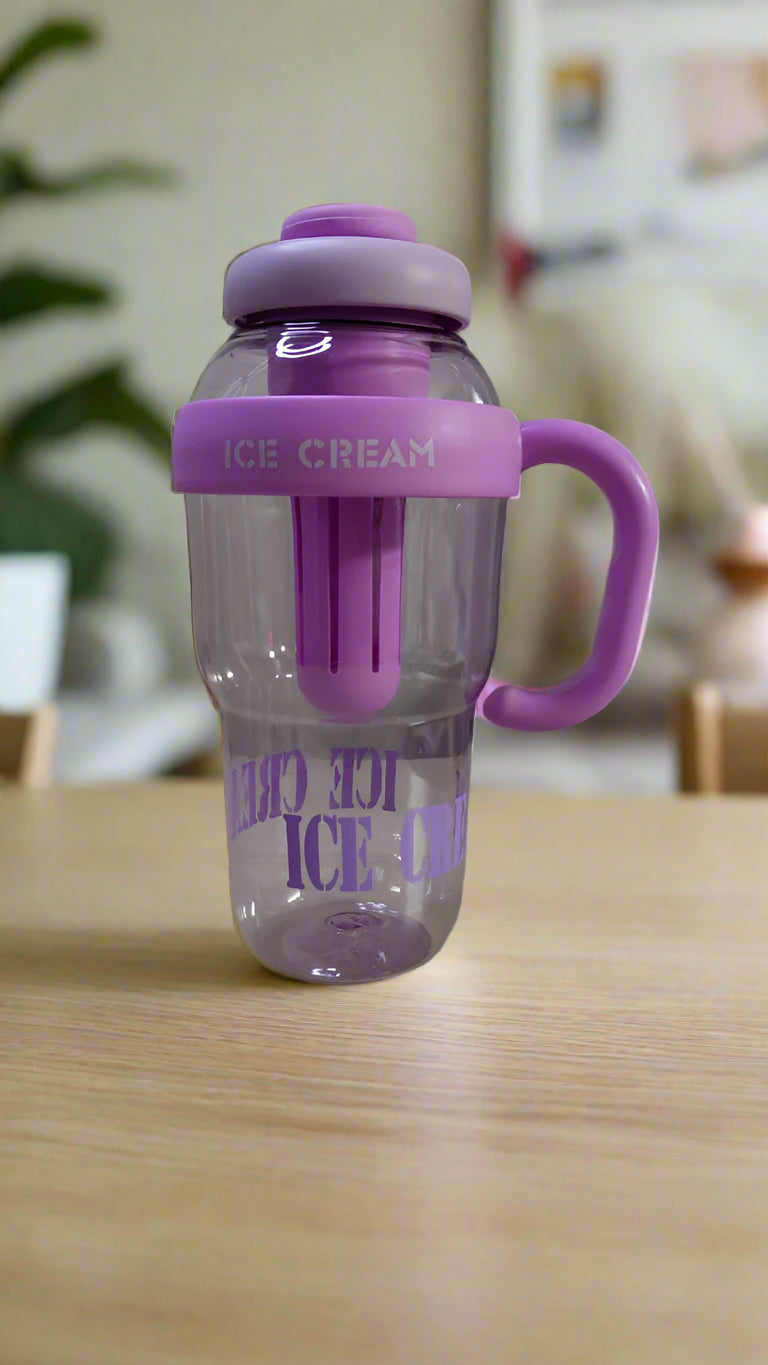 Ice Cream-Themed Fruit Infuser Water Bottle – 650ml